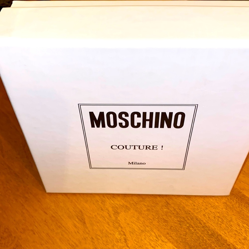 Moschino Couture Accessories box and Storage Bag